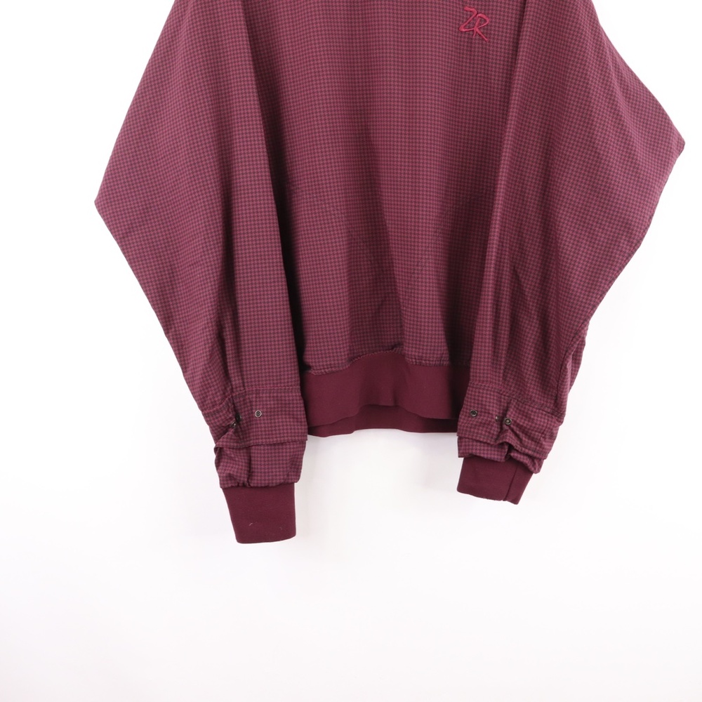 Zero Restriction Mens Large Houndstooth Jacket Red - image 3